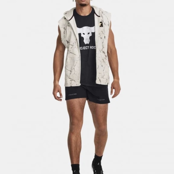 NWT Project Rock Men's Sleeveless Full Zip Hoodie XXL - Picture 5 of 15